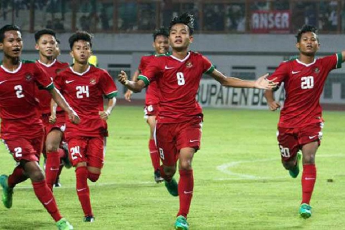Jebred..Jebred..Jebred.. 4 Gol Timnas U-16 ke Gawang Thailand Jadikan Indonesia Juara