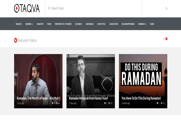 Taqva, Situs Berbagi Video untuk Muslim
