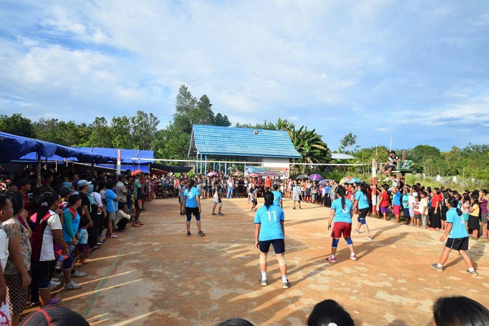 Ultah Infanteri, Gelar Turnamen Bola Volley di Perbatasan Malaysia