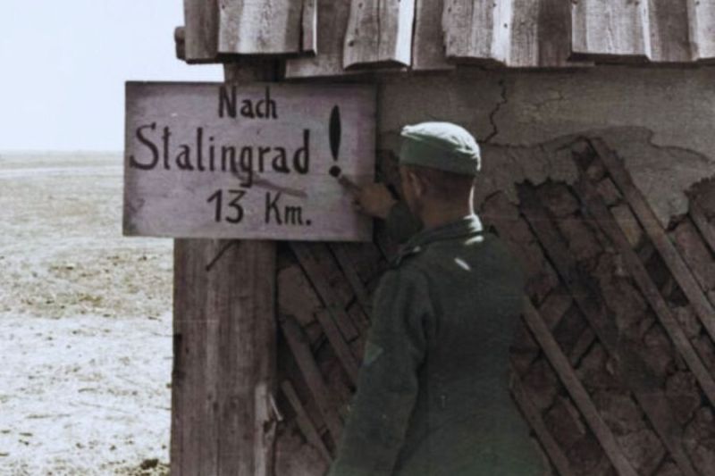 German soldier near Stalingrad 1942