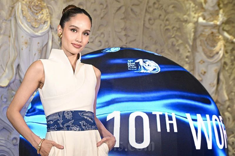 Pesona Cinta Laura sebagai Duta Komunikasi World Water Forum Ke-10