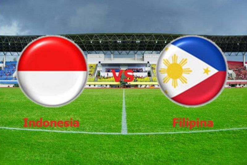 Foto Bendera Indonesia vs Filipina