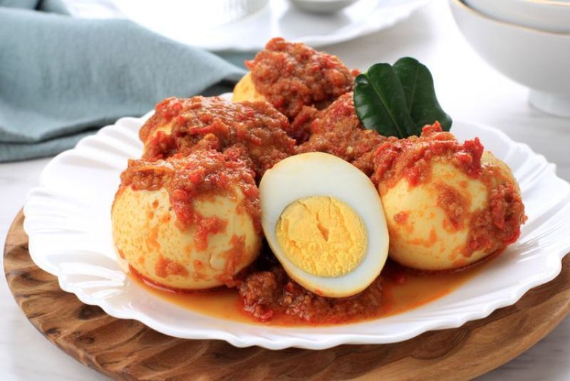 Resep Telur Bumbu Rujak Enak dan Gurih