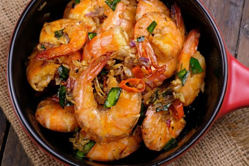 Resep Udang Masak Bawang Putih Enak