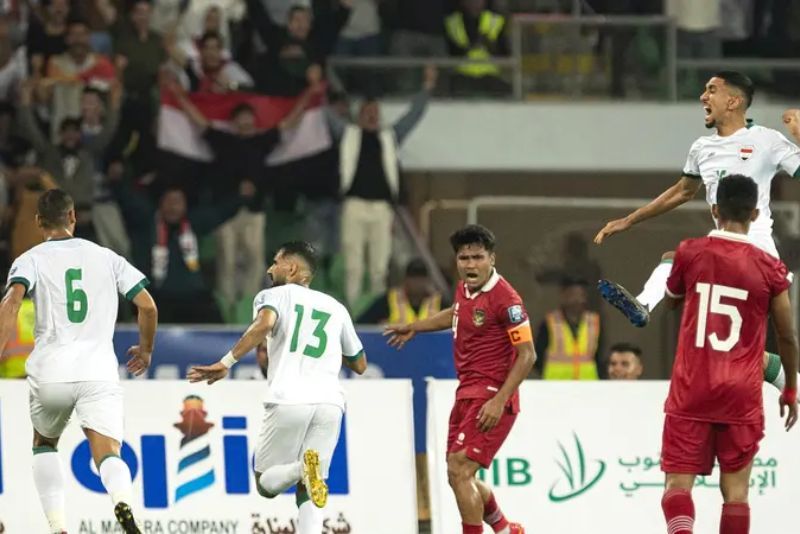 Timnas Indonesia Kalah 2-0 atas Timnas Irak pada Kualifikasi Piala Dunia 2026 Zona Asia