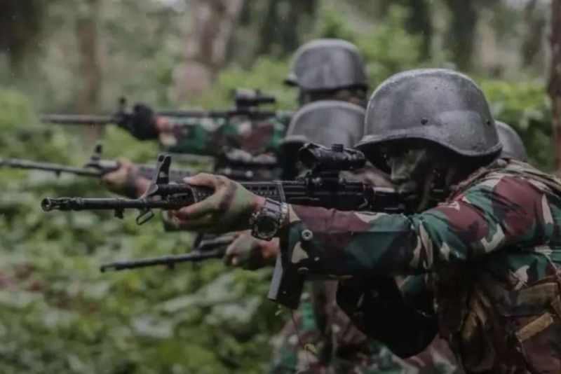 TNI Berhasil Rebut Wilayah Distrik Bibida Papua yang Dikuasai OPM