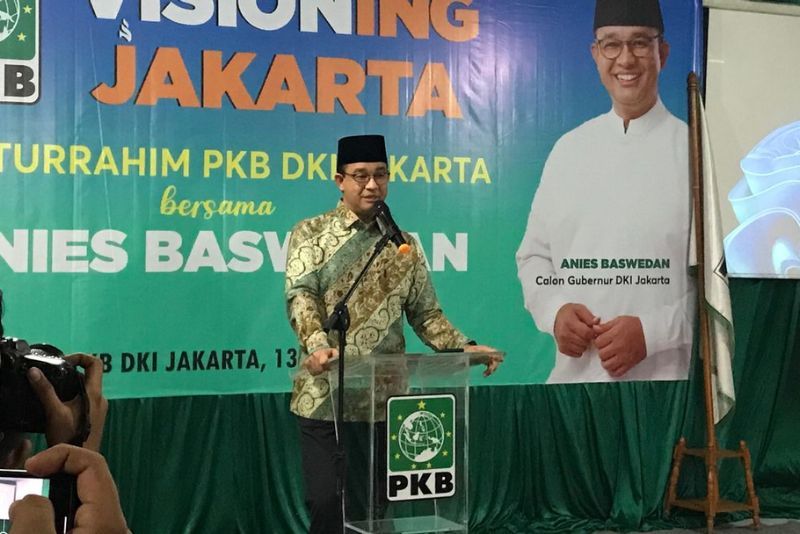 Anies Datangi Kantor PKB Setelah Dapat Rekomendasi Maju Pilkada Jakarta