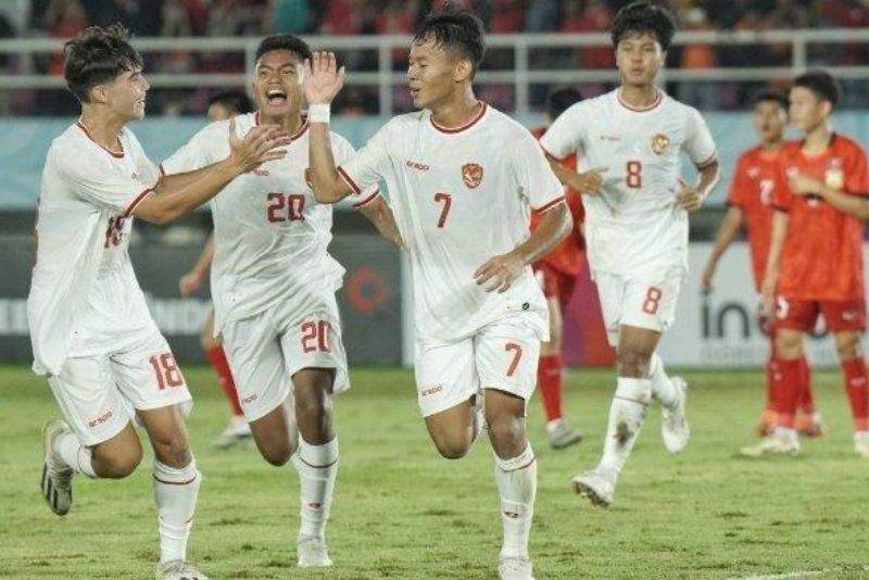 Bantai Laos 6-1, Indonesia Lolos ke Semi Final Piala U-16 2024