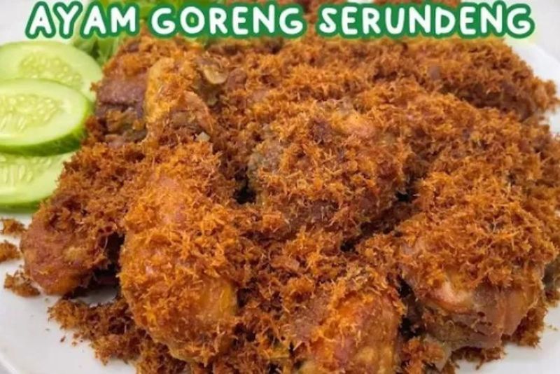 Resep Ayam Goreng dengan Taburan Kelapa Gurih