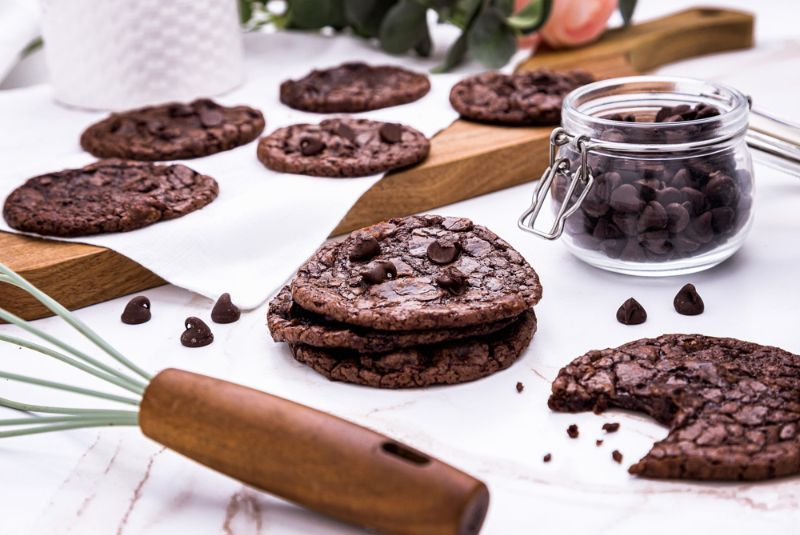 Resep Resep Fudgy Brownie Cookies Enak dan Gurih