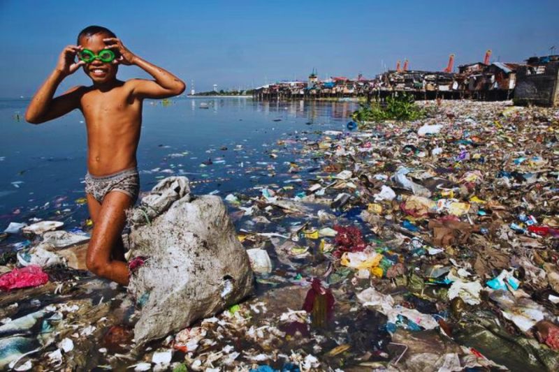 Laut yang tercemar