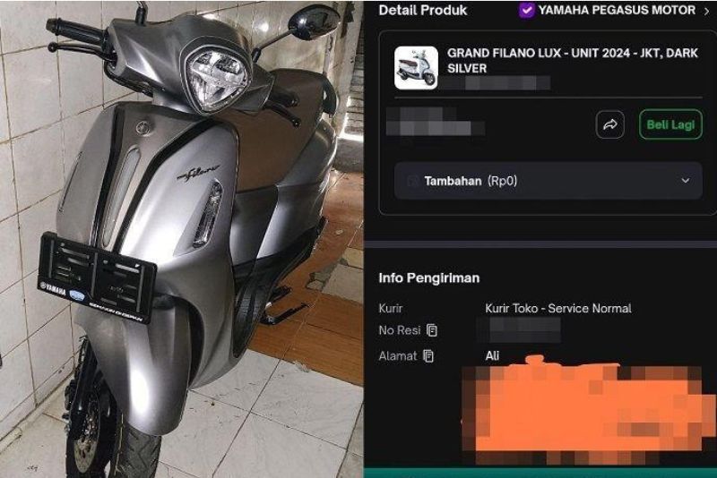 Yamaha Grand Filano dibeli online via e-commerce oleh Fasubkhanali.