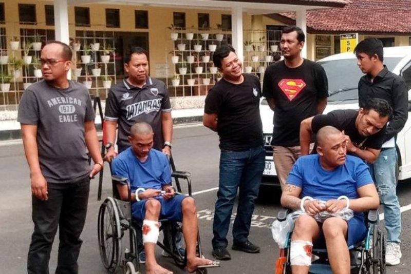 Tampang Begal sadis yang biasa beraksi di jalur Pantura Subang.