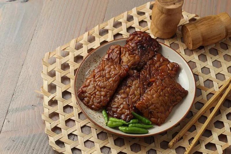 Tempe Bacem dengan Bumbu Tradisional Jawa