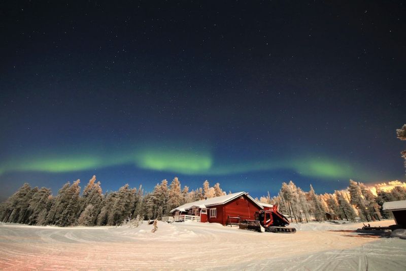 Keindahan Aurora Borealis di Finlandia