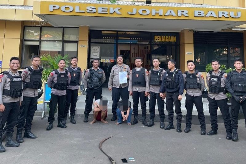 Polisi tangkap remaja bersenjata tajam di Johar Baru Jakpus