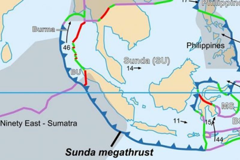 16 Zona Megathrust Berkerumun Dekat Indonesia di Mana Saja?