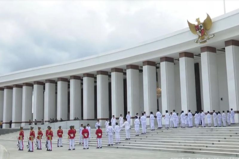 Kirab bendera pusaka di IKN