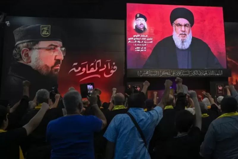 Pemimpin Hizbullah Hassan Nasrallah