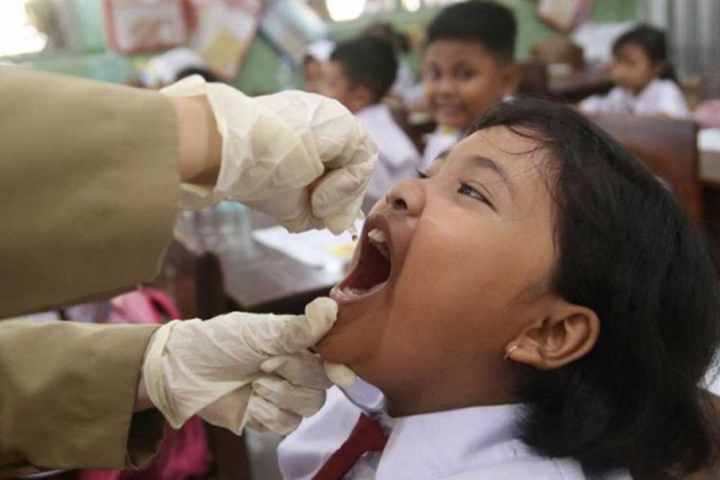 Kemenkes Pastikan Anak Indonesia Dapat 2 Dosis Imunisasi saat PIN Polio