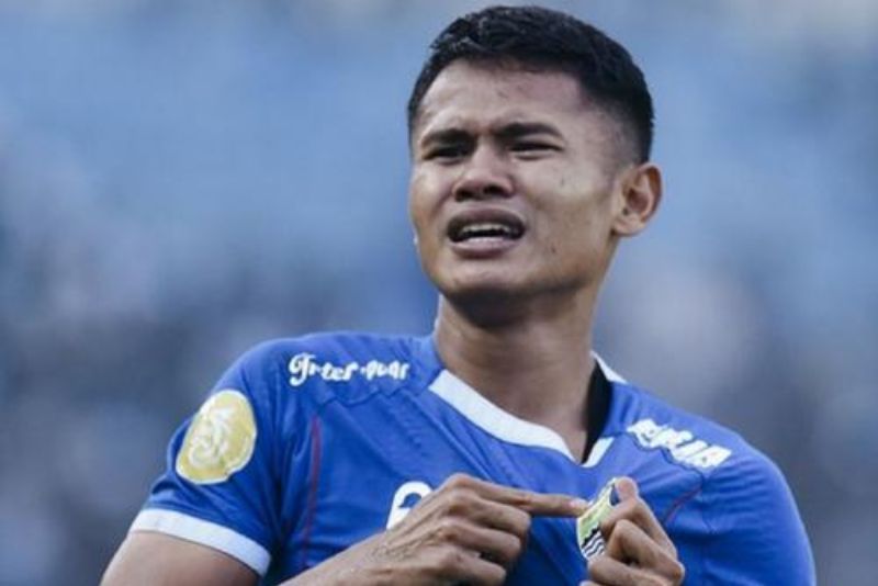 Momen Tangis Dimas Drajad Pecah Usai Cetak Gol di Laga Persib Bandung vs Persija Jakarta