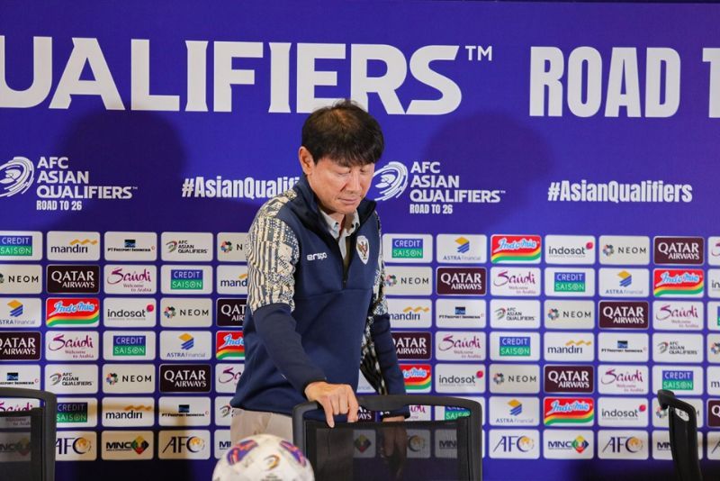 Shin Tae-yong kala melatih Timnas Indonesia