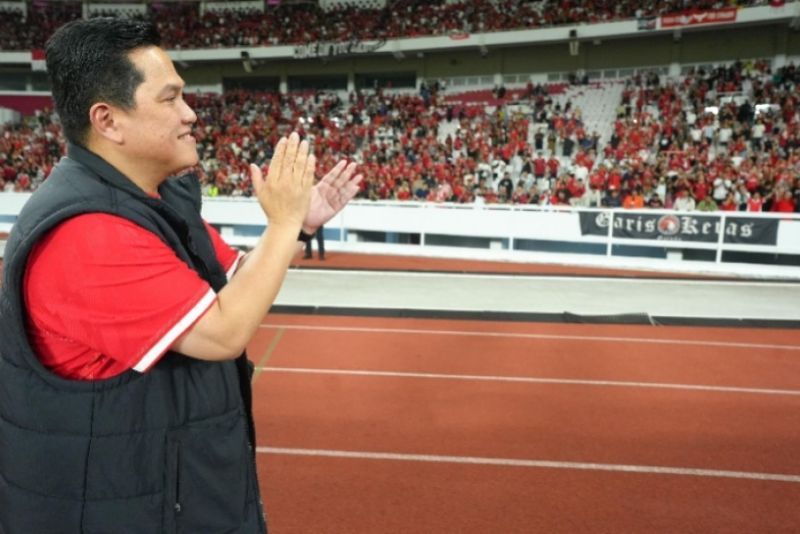 Seluruh Timnas RI Lolos Piala Asia, Erick Thohir Bukti Peningkatan Sepak Bola Kita