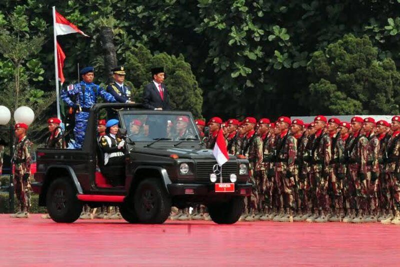 Molis Pindad Meramaikan Parade Alutsista dalam HUT ke-79 TNI