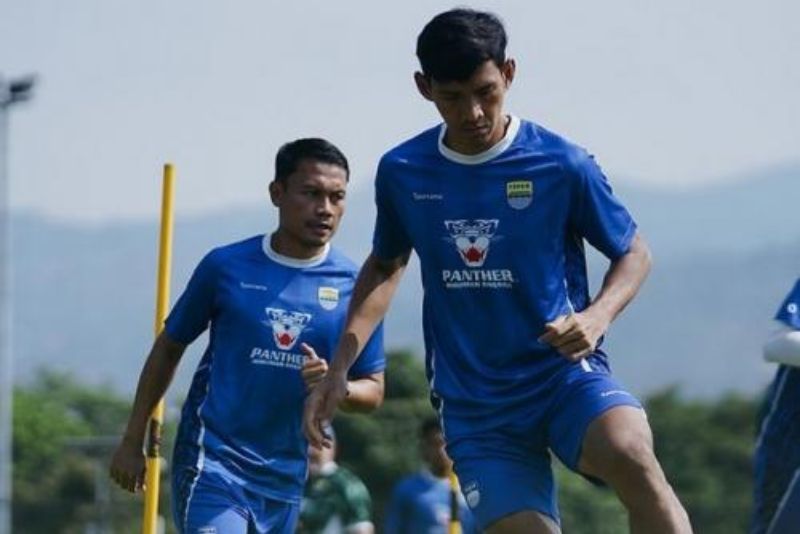 Para pemain Persib Bandung kala berlaga