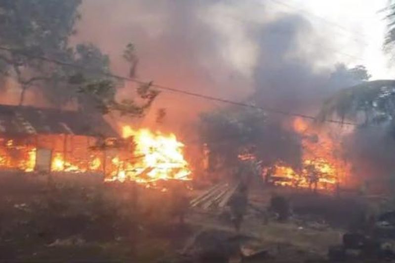 51 Rumah Warga Flores Timur Dibakar, 14 Pelaku Ditangkap