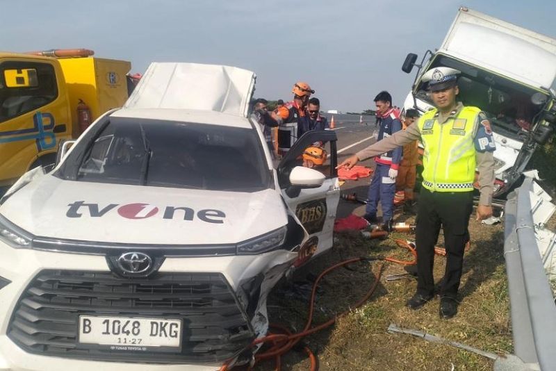 Mobil Kru Tv One Kecelakaan di Tol Pemalang