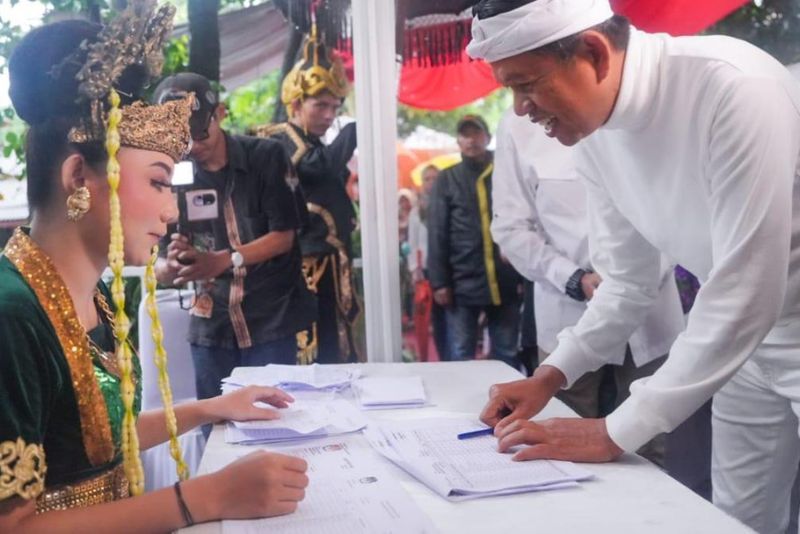 Uniknya TPS Tempat Dedi Mulyadi Mencoblos, Bertema Seni Budaya