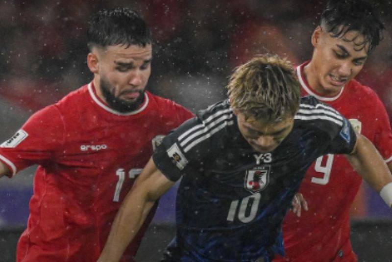 Timnas Indonesia Kalah 0-4 dari Jepang