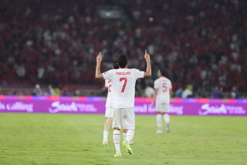 Marselino Ferdinan jadi pemain terbaik di laga Timnas Indonesia vs Timnas Arab Saudi