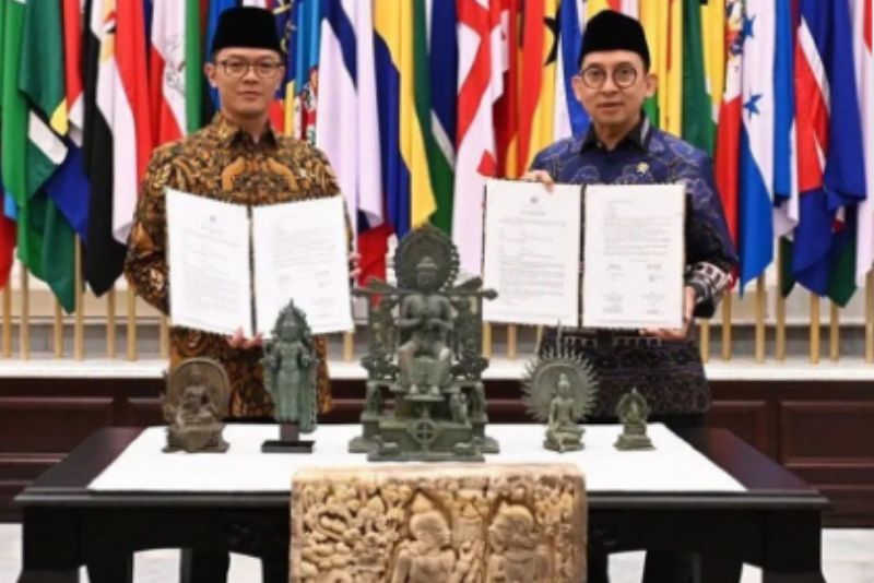 Indonesia Pulangkan 6 Objek Budaya dari AS