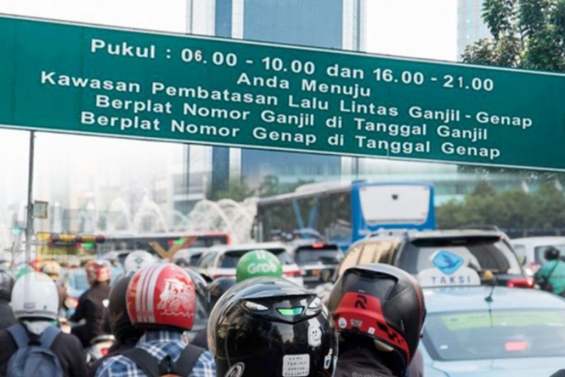 Ganjil Genap di Jakarta Ditiadakan pada 25-26 Desember