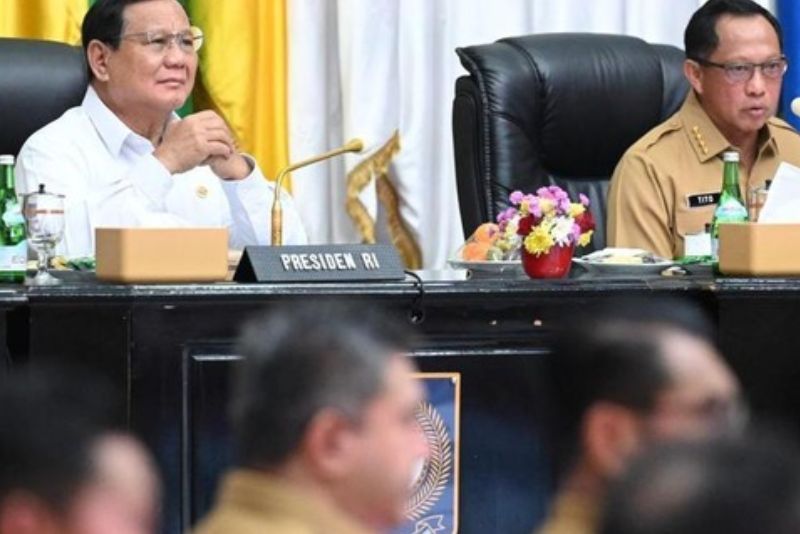 Prabowo Sebut Swasembada Pangan Kunci Kendalikan Inflasi