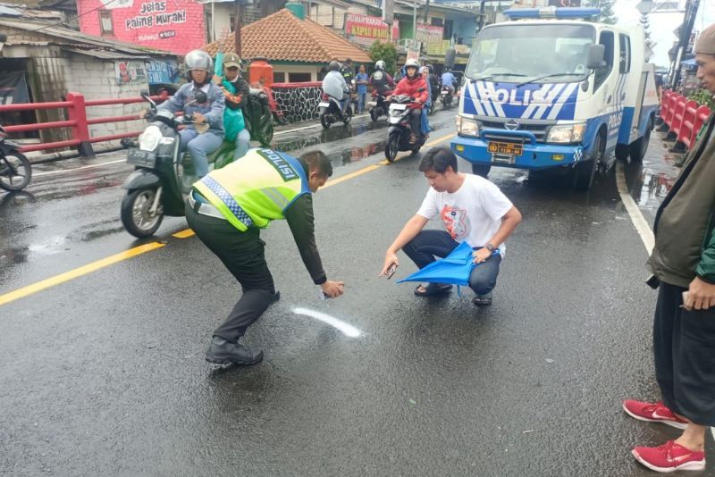 Kecelakaan beruntun di Puncak Bogor