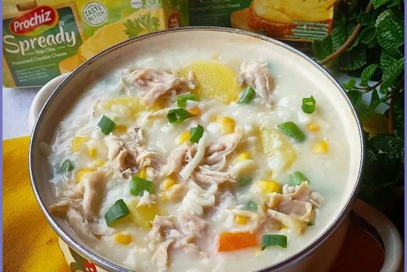 Resep Bubur Mie Ayam Jagung Creamy