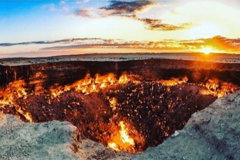 Fakta Kawah Gas Darvaza di Turkmenistan, Dijuluki Pintu Neraka!