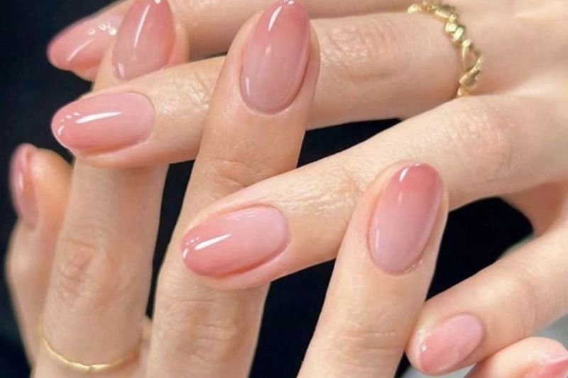 elegant simple nailart