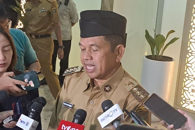 Gubernur Jawa Barat Dedi Mulyadi saat ditemui di Gedung DPR, Senayan, Jakarta, Selasa (29/4/2025). (KOMPAS.com/ADHYASTA DIRGANTARA)
