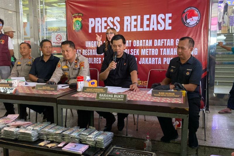 Polisi Buru Pemasok Obat Tramadol 31.900 Butir ke Pengedar di Tanah Abang