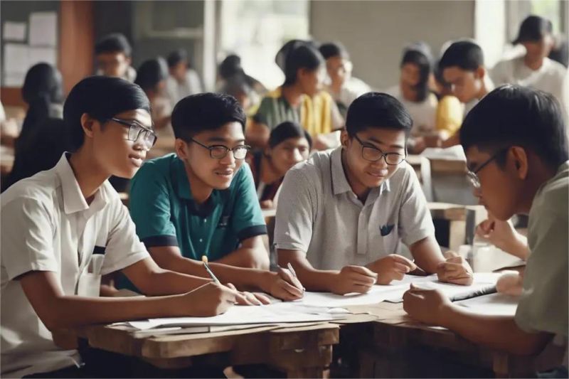 dosen dan mahasiswa mempresentasikan prototipe riset tanpa mitra industri