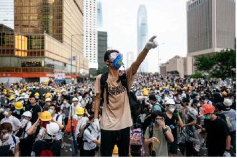 Aksi Protes Di Hong Kong