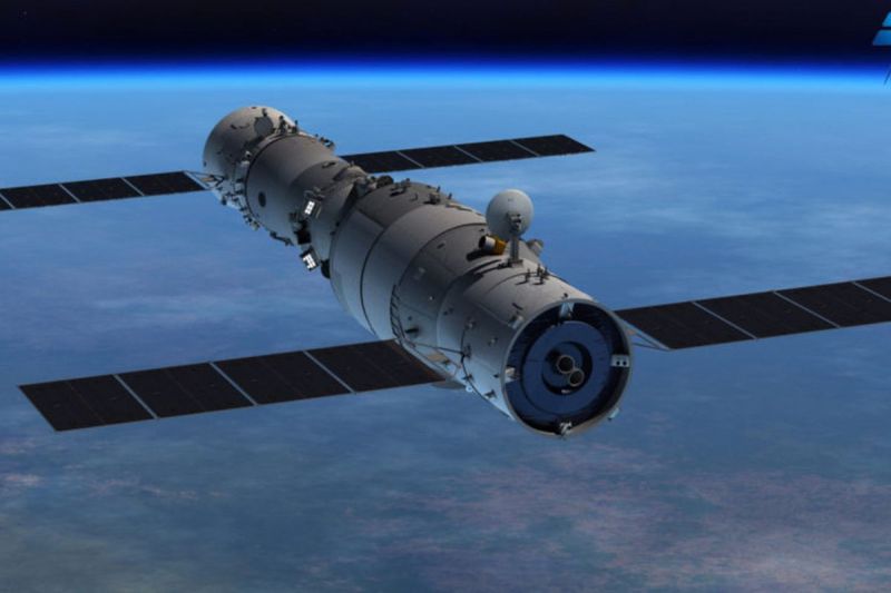 Ilustrasi Tiangong-2(CMSEO)