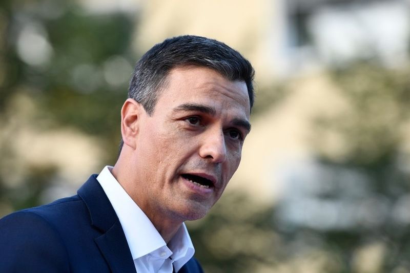 Perdana Menteri Spanyol, Pedro Sanchez.(AFP/JONATHAN NACKSTRAND)