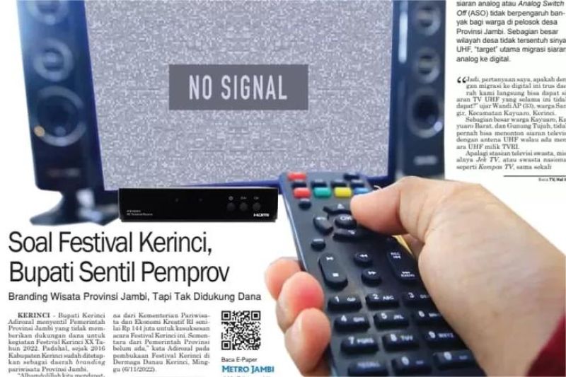 warga pelosok kehilangan siaran TV digital