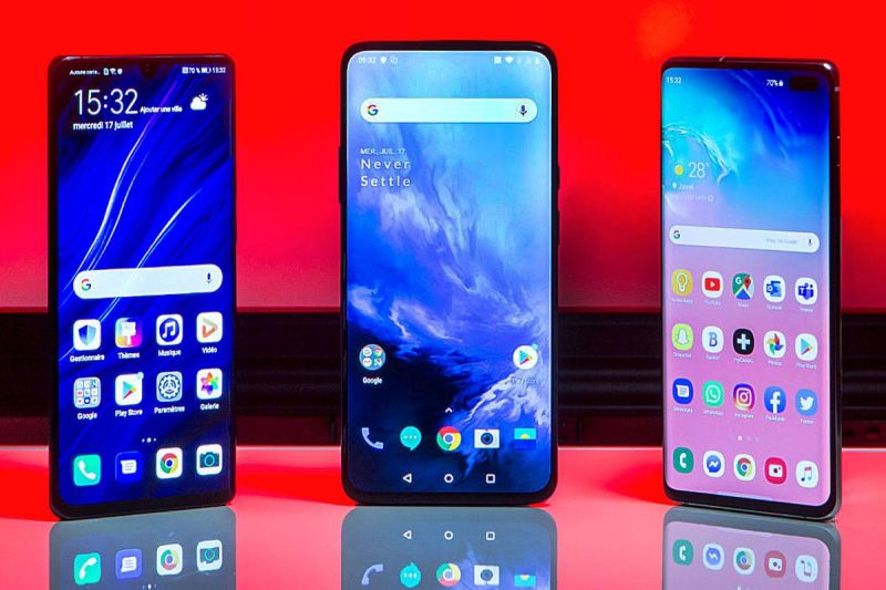 ilustrasi smartphone Android(CNET)