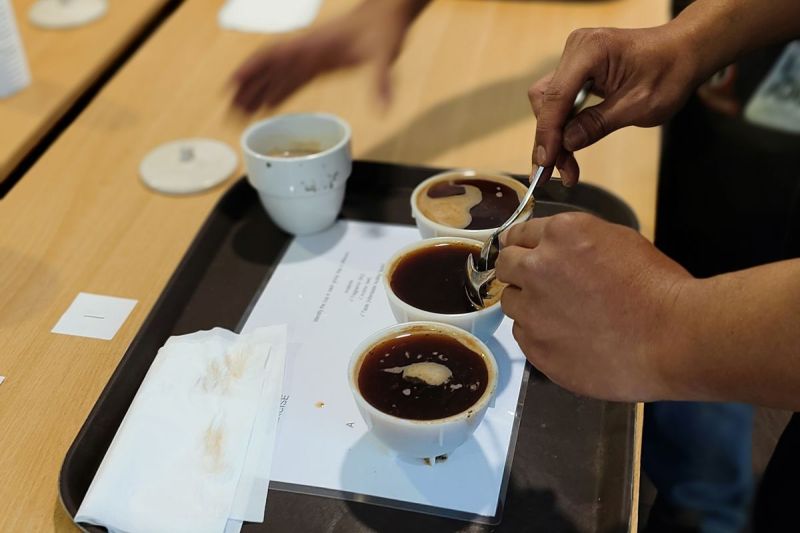 Ilustrasi cangkir kopi dan ampas kopi. Wanita Yunani Ajukan Gugatan Cerai Usai ChatGPT Meramalkan Perselingkuhan dari Ampas Kopi Suaminya(Kompas.com/ Suci Wulandari Putri)